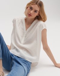OPUS FABBI - Tricou basic - milk