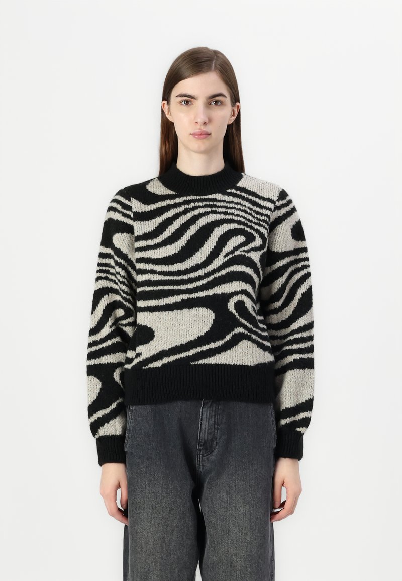 ONLY ONLCECE  - Pullover - black/pumice stone