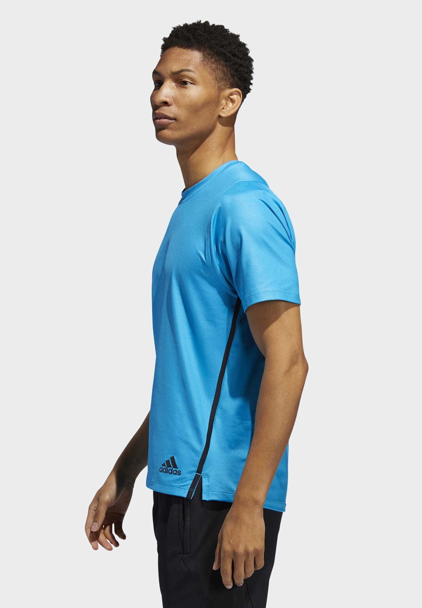 adidas Performance FREELIFT PRIMEBLUE T-SHIRT - Printtipaita - blue/sininen  - Zalando.fi