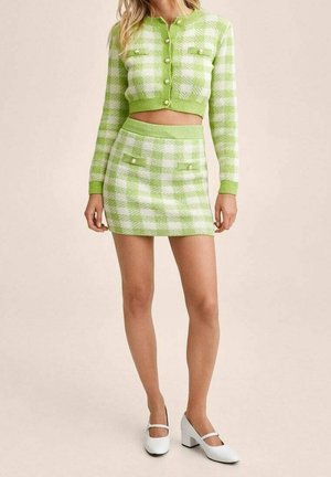 Mango, Jupe trapèze - light green