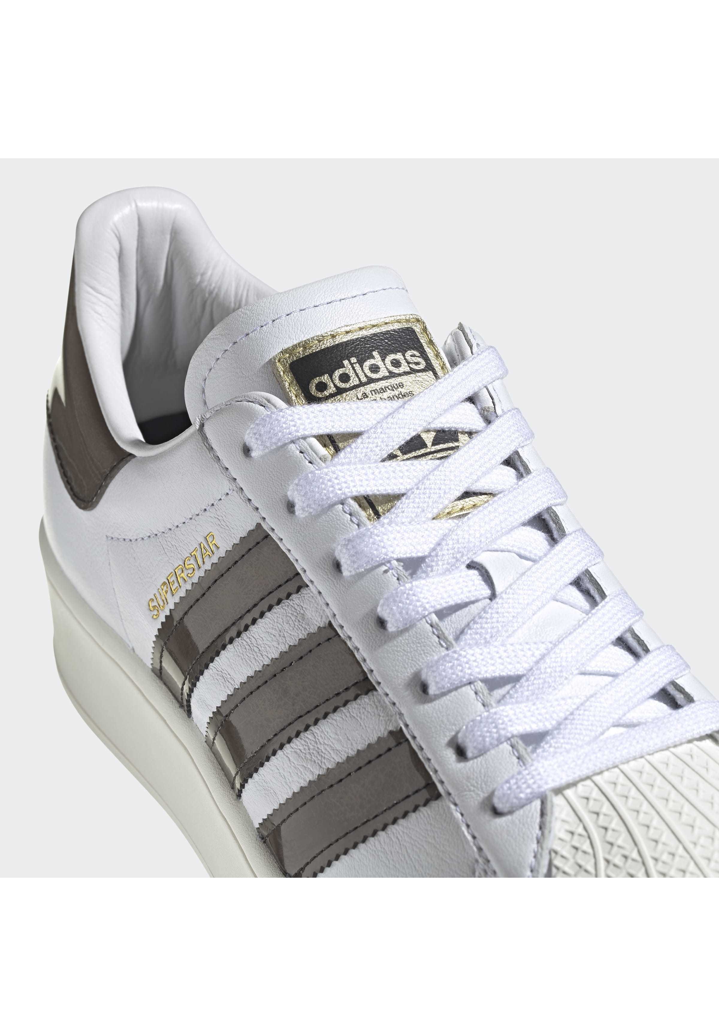 adidas Originals SUPERSTAR BOLD W - Sneakers laag - white/wit - Zalando.nl