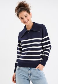 Creeks Strickpullover - bleu marine