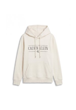 Calvin Klein Jeans, VARSITY SERIF  - Суитшърт с качулка - tofu