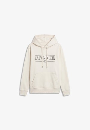 Calvin Klein Jeans, VARSITY SERIF - Суитшърт с качулка - tofu