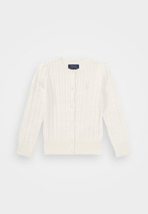 MINI CABLE COTTON CARDIGAN - Gilet - warm white