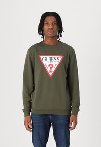 Guess AUDLEY  - Melegítőfelső - olive morning