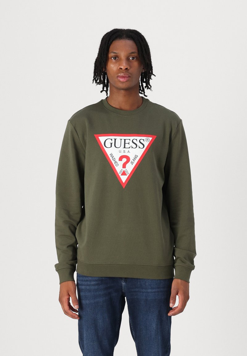 Guess AUDLEY  - Melegítőfelső - olive morning