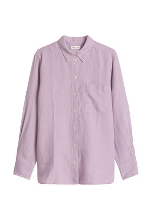 Marc O'Polo, BLOUSE, EASY SHAPED, LONG SLEEVE, KENT COLLAR, CHEST POCKET, SOLID - Chemisier - dusty lavender