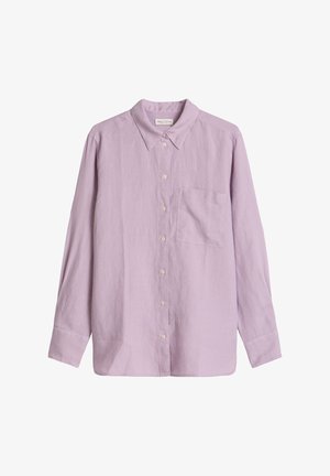 Marc O'Polo, BLOUSE, EASY SHAPED, LONG SLEEVE, KENT COLLAR, CHEST POCKET, SOLID - Hemdbluse - dusty lavender