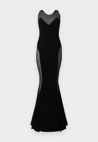 LOW BACK RACER FISHTAIL GOWN - Gallakjole - black