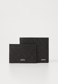 BOSS OUTLINE SET - Käyntikorttikotelo - black