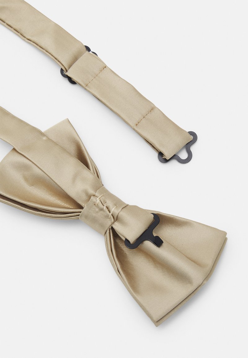 Nœud Papillon Ancien à Pince Noir Et Beige - Occasion - Style Vintage Unisexe