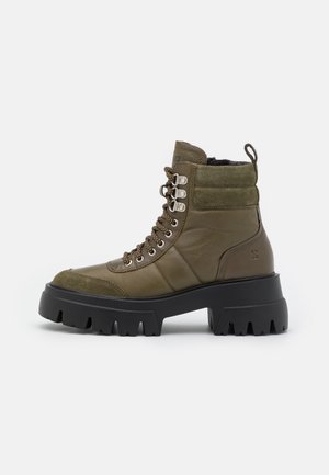 Plateaustiefelette - khaki