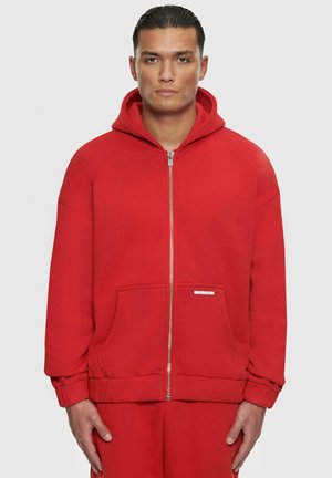 Dropsize BAZIX REPUBLIQ SUPER  - Sweat zippé - red