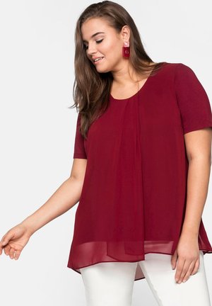 Sheego Bluse - Ruby red