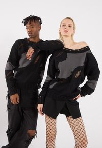 YOURTURN UNISEX - Trui - black/beige