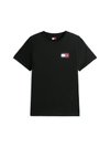 SLIM ESSENTIAL FLAG TEE - T-Shirt print - black