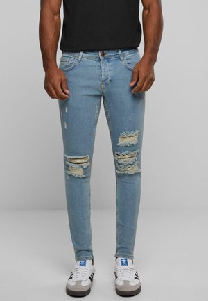 2Y Premium DESTROYED - Slim fit jeans - blue