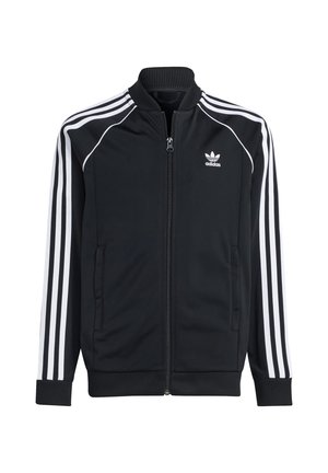 adidas Originals TRACK UNISEX - Vetoketjullinen college - black