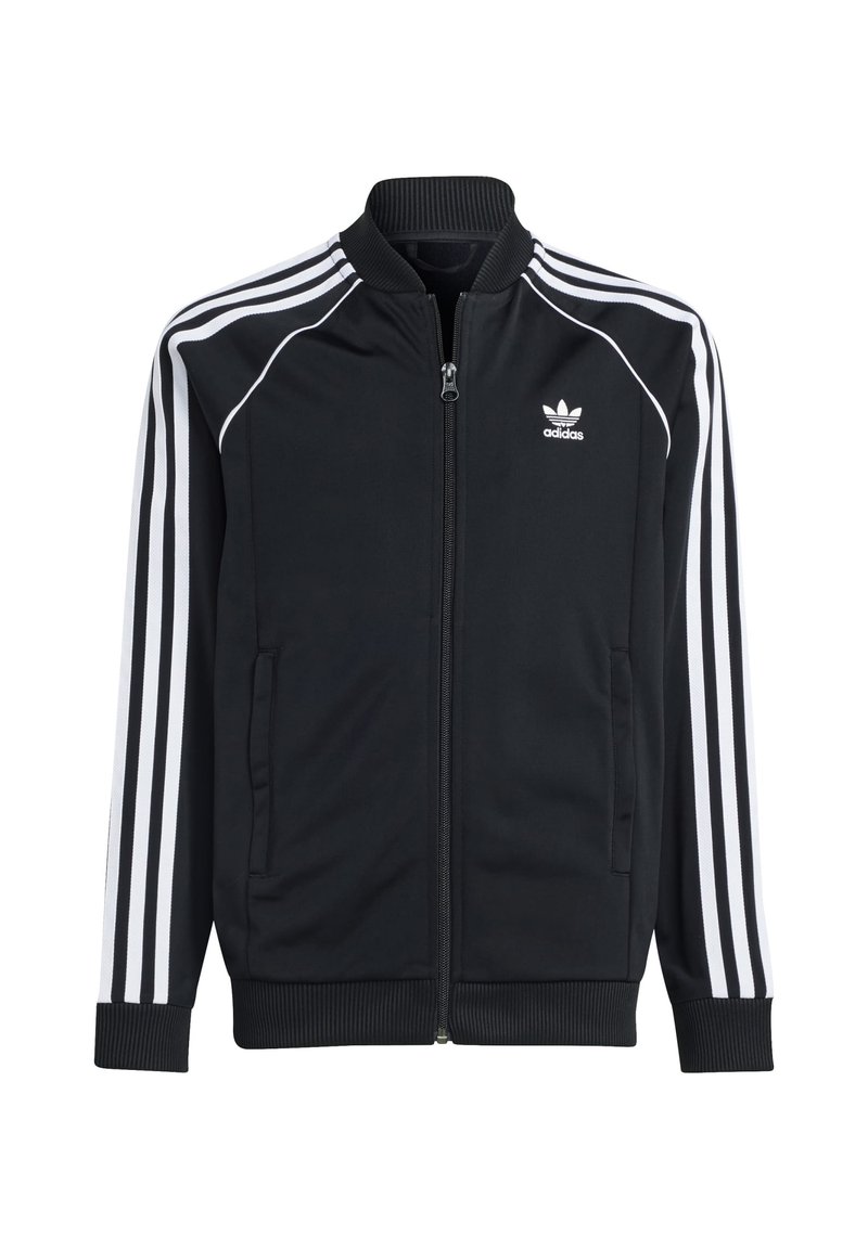 adidas Originals Sweater met rits zwart adidas Originals Sweater met rits zwart