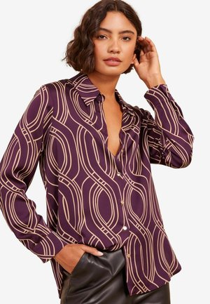 LONG SLEEVE THROUGH - Camicia - burgundy