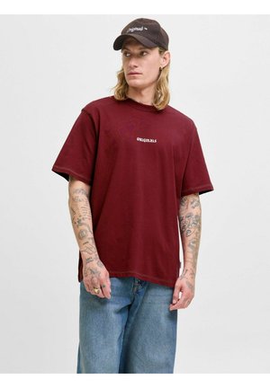 Apdrukāts T-krekls - tibetan red