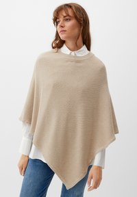 s.Oliver PONCHO - Cape - beige melange