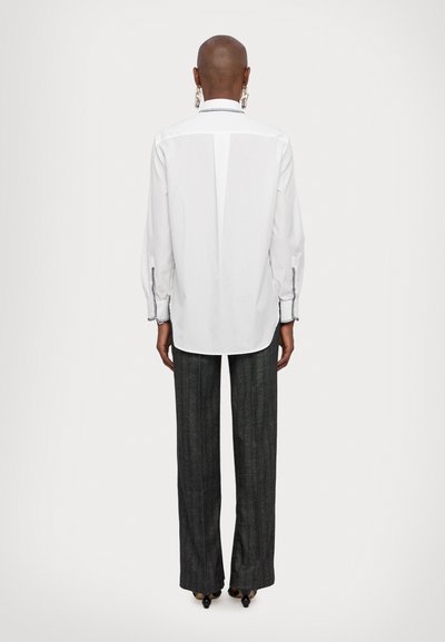 rag & bone MAXINE BLANKET STITCH SHIRT - Bluza z gumbi - white