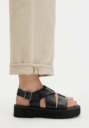 G-STAR, G STAR RAW WOMEN'S SANDALS BLACK - Sandály na platformě - black