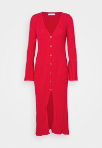 LONG CARDIGAN - Adīta jaka - red