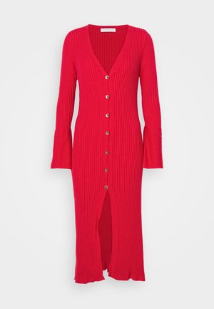 STUDIO ID LONG CARDIGAN - Chaqueta de punto - red