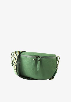 DrachenLeder TOSCANTO - Sac banane - grün mehrfarbig