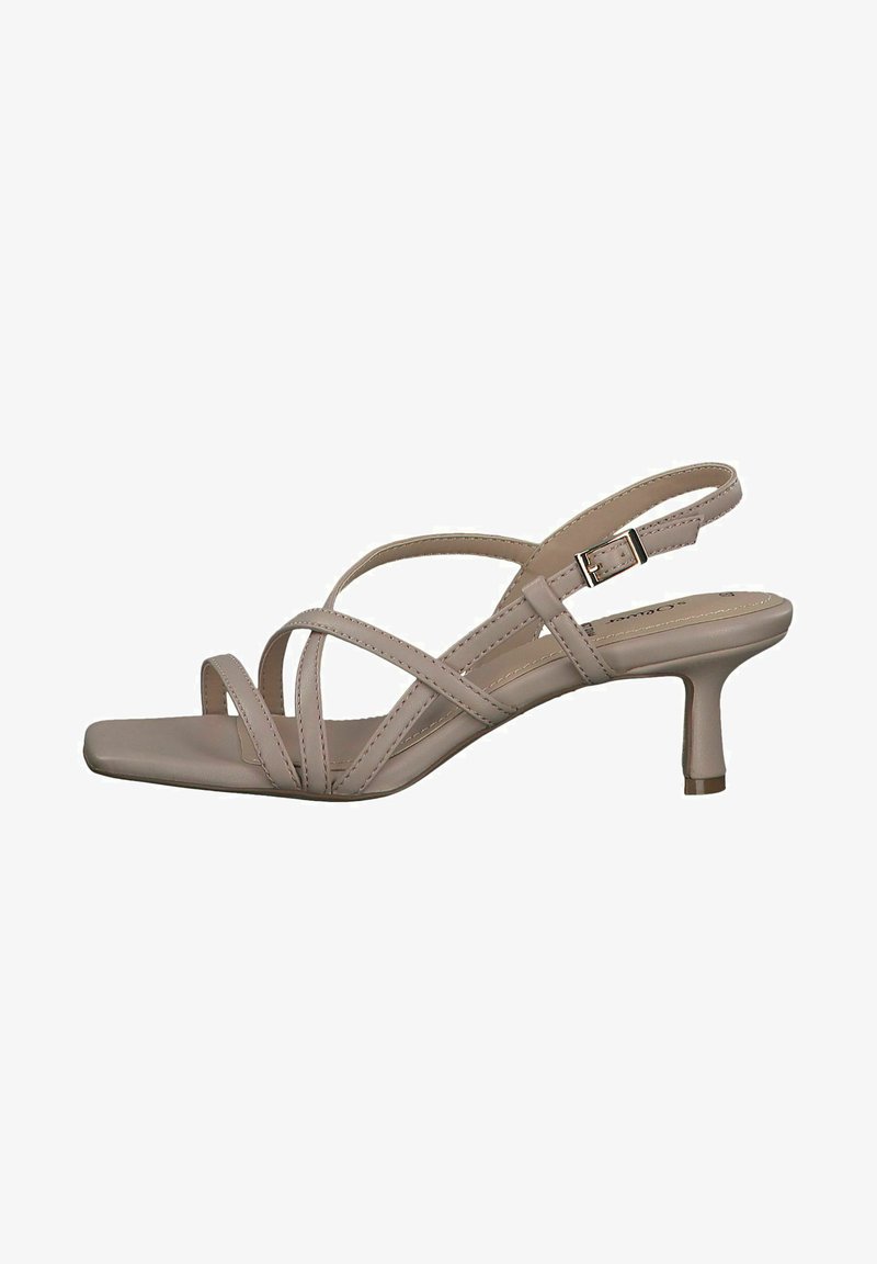 s.Oliver SANDALETTE - Riemensandalette - beige