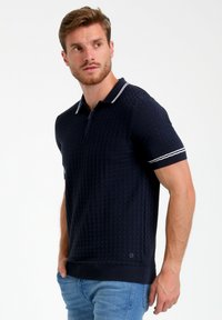 Gabbiano WITH ZIPPER - Polo marškinėliai - navy