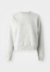 ESSENTIALS SMALL LOGO FEEL COZY - Mikina - light grey heather/white