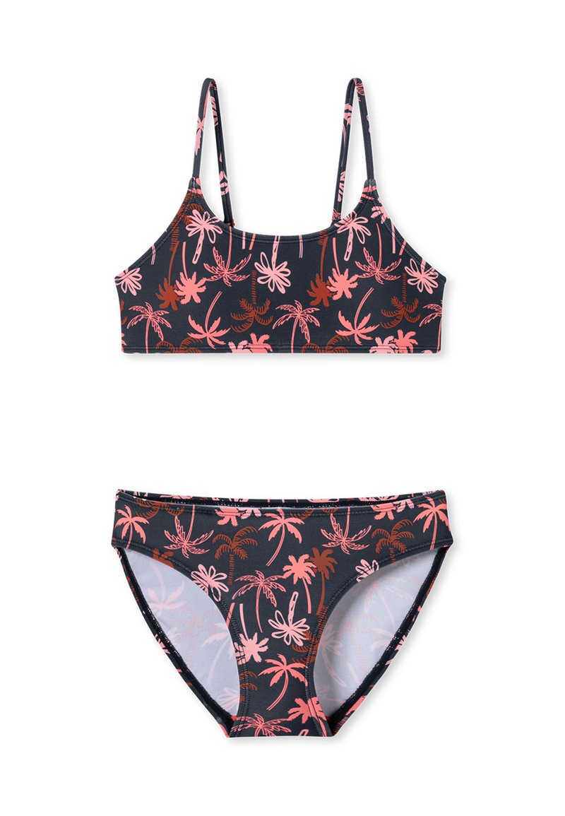 Schiesser SET - Bikini - grau rot