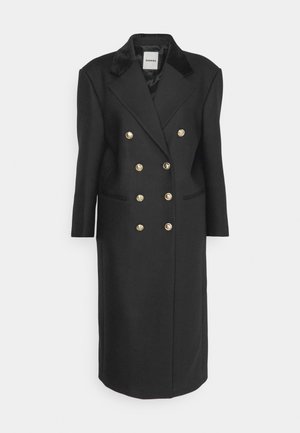 Materiel MAXI COAT SLITS - Klassischer Mantel - deep brown 
