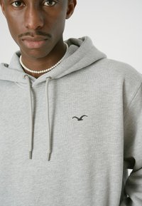 Cleptomanicx LIGULL BOXY - Hoodie - heather gray