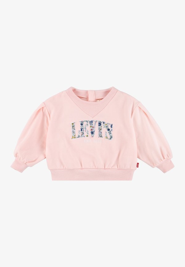 PLEATED CREW NECK - Sweatshirt - english rose