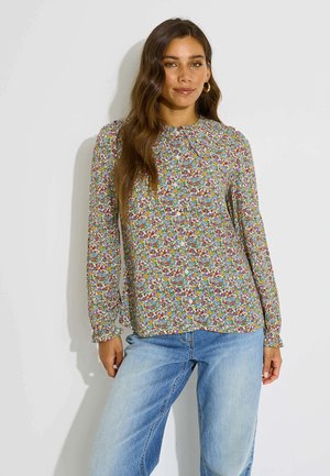 Grain de Malice, CHEMISE IMPRIMÉE COL CLAUDINE - Blusa - rose
