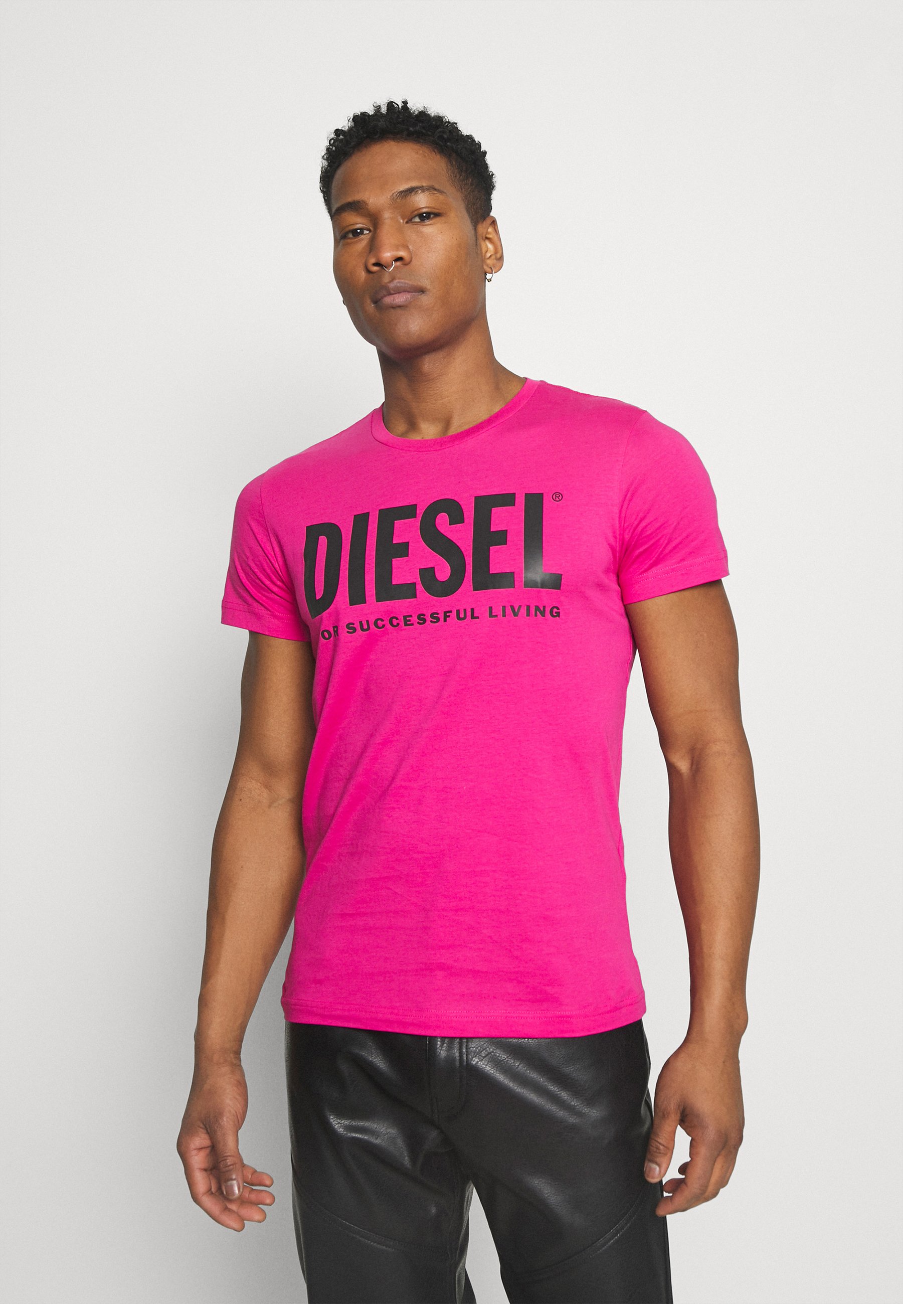 diesel t shirt pink