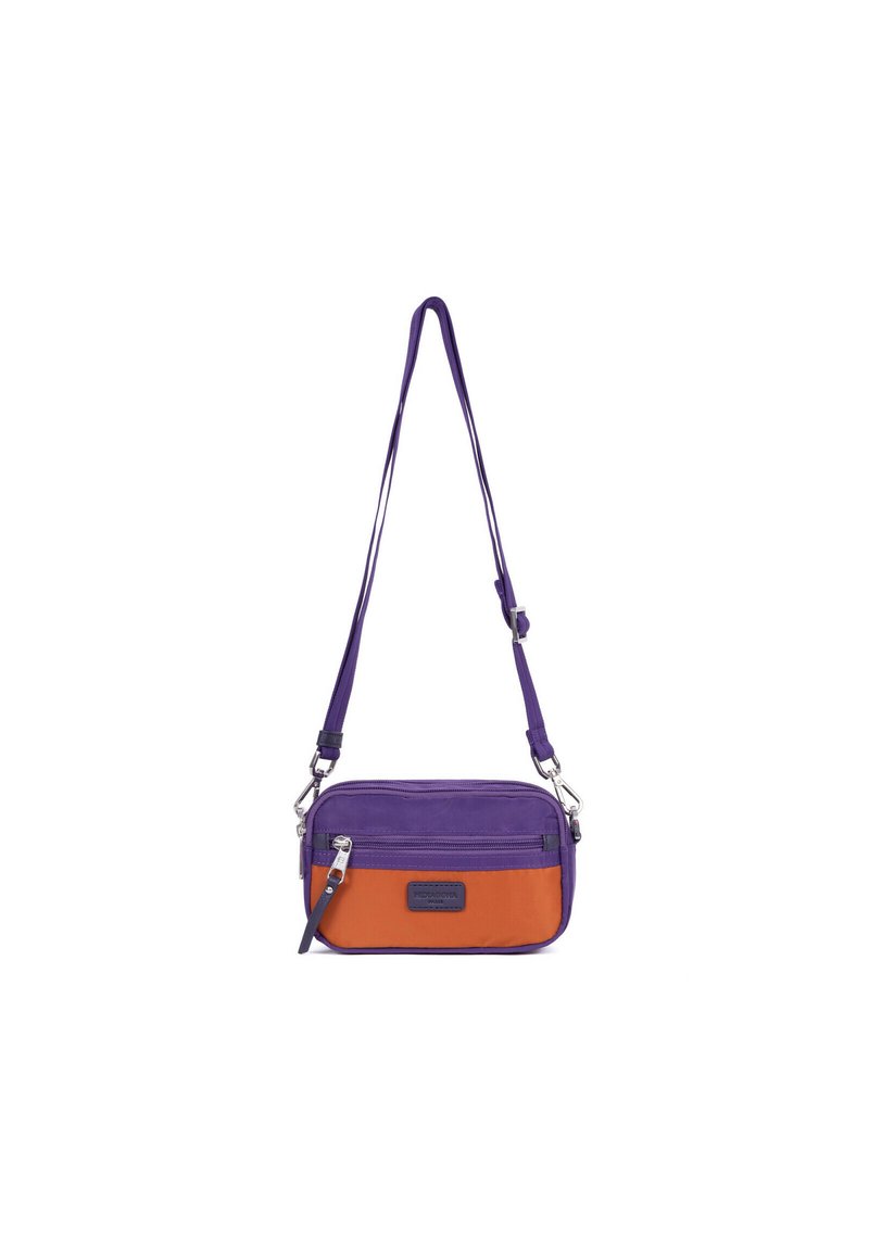 Sac Bandoulière Violet HEXAGONA - Petit Modèle Occasion En Très Bon état