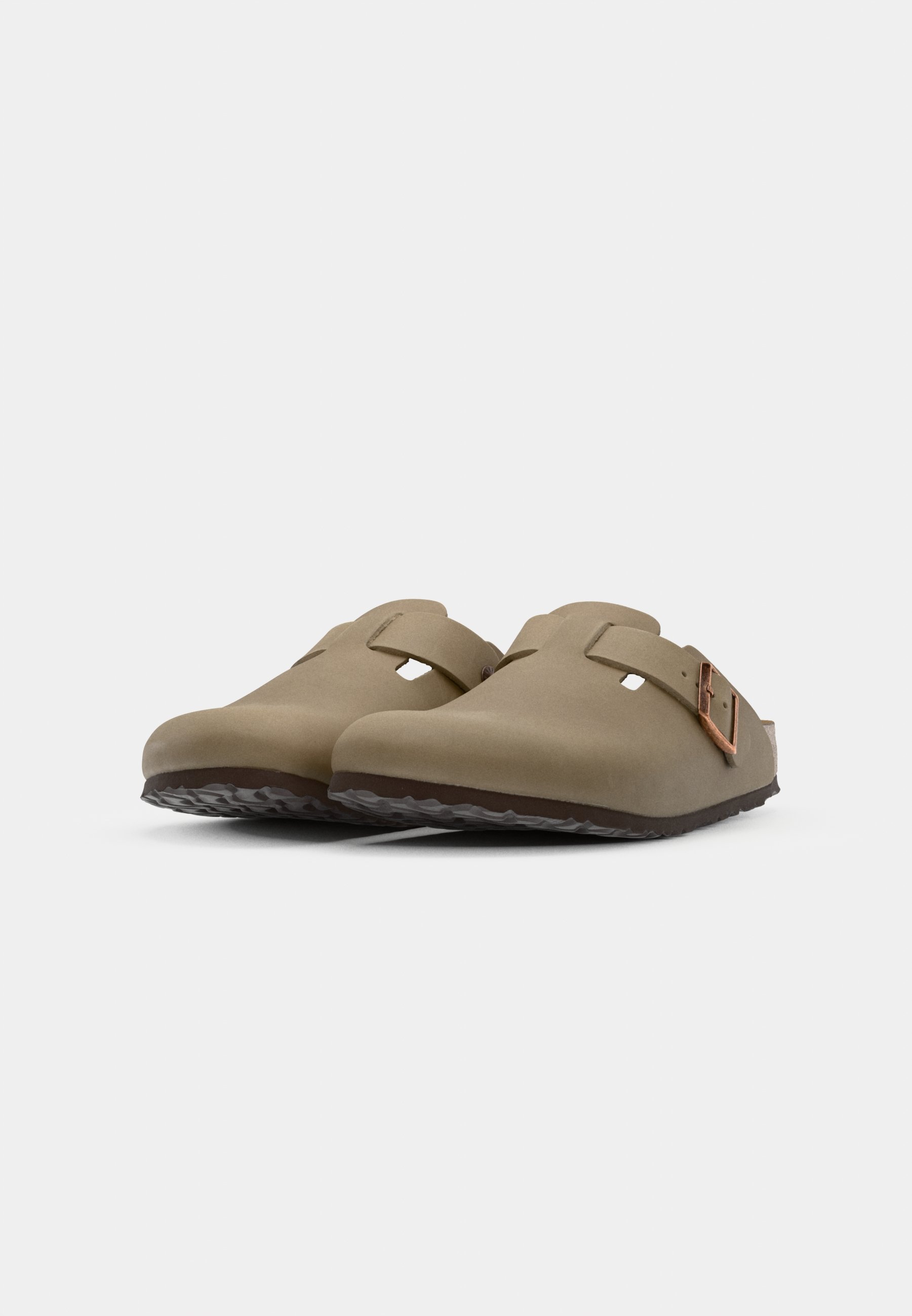 Birkenstock BOSTON UNISEX - Kapcie/beżowy - Zalando.pl