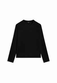 INTERLOCK LONG SLEEVE - Long sleeved top - black