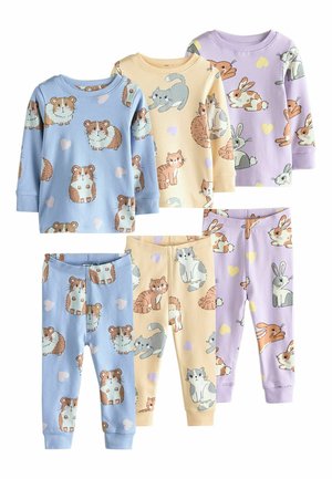 REGULAR FIT - SNUGGLE 3 PACK   - Pidžaamakomplekt - yellow blue