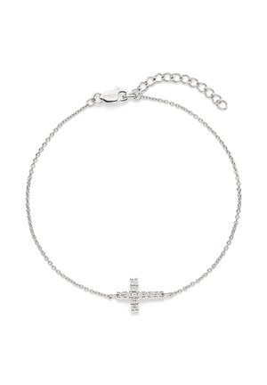 MIT KREUZ DETAIL - Armband - silver-coloured