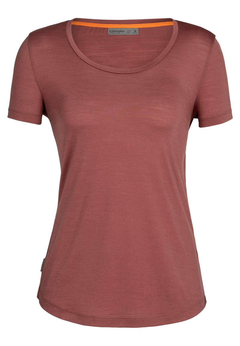 Damen Sportbekleidung | Icebreaker W SPHERE II SS TEE T-Shirt basic grape/braun - SP39310 Damen Sportbekleidung | Icebreaker W SPHERE II SS TEE T-Shirt basic grape/braun - SP39310