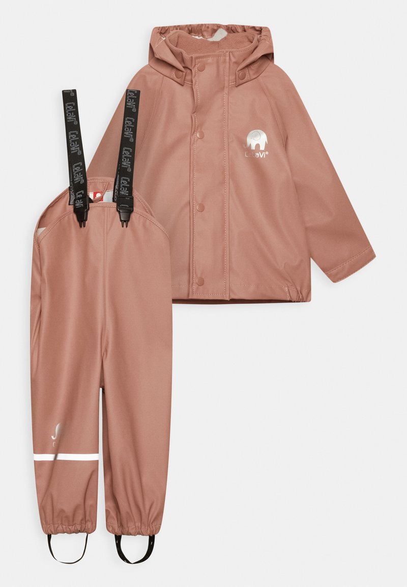 Celavi Unisex Basic Regenkleding Pak Effen Regenjas, Grijs, 130 cm