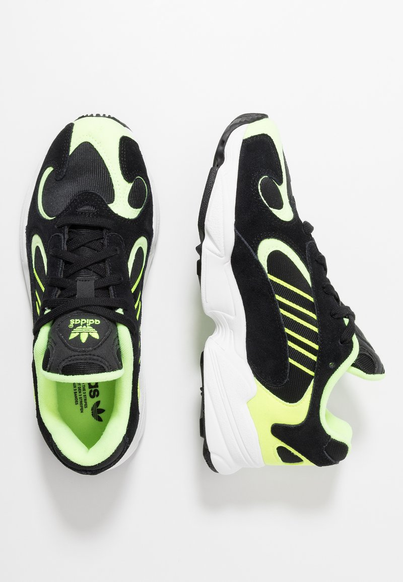 adidas gazelle silver green womens Adidas Yung-1 Black Hype Neon EE5317  Sneaker Junkies