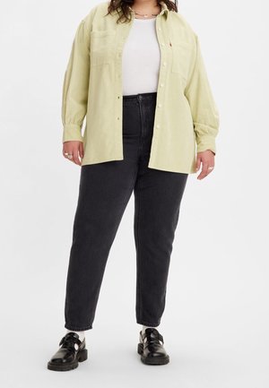 Mom-farkut - black denim